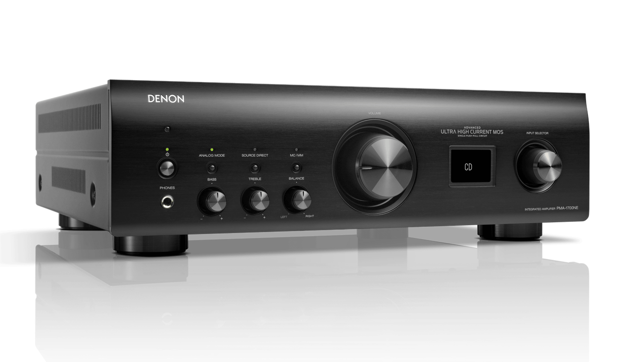 Denon PMA-1700NE 2 Ch. 140W integrated Amplifier with USB-DAC - Black