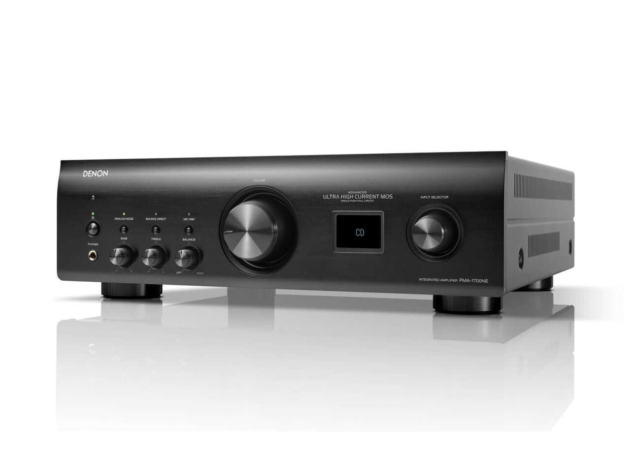 Denon PMA-1700NE 2 Ch. 140W integrated Amplifier with USB-DAC - Black