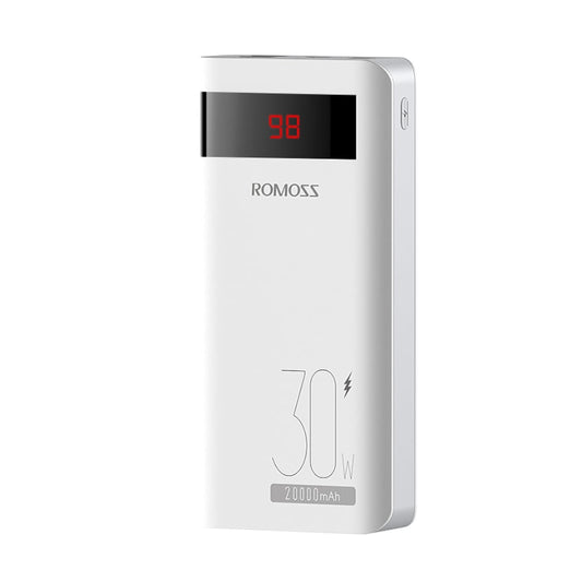 Romoss Sense 6PS Pro 20000mAh 30W Fast Charge Power Bank β White