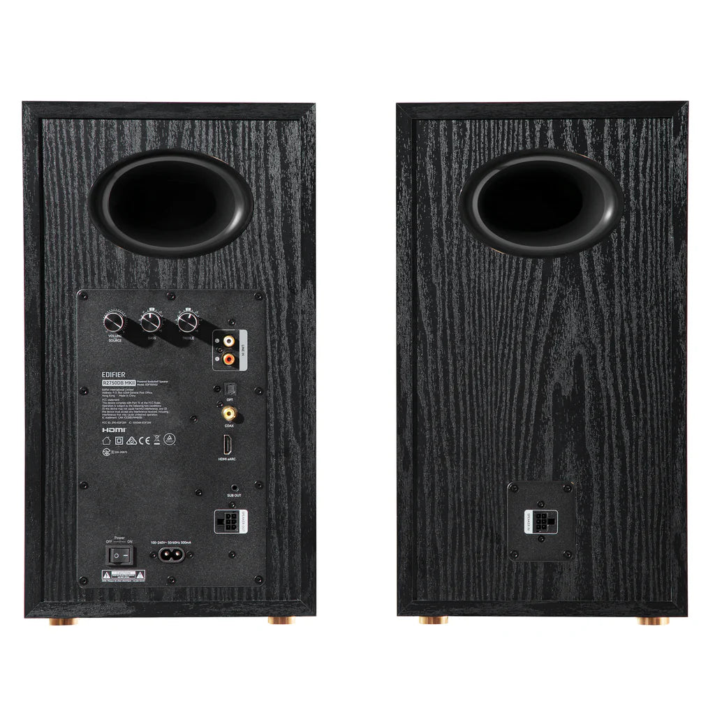 Edifier R2750DB MKII Powered Bookshelf Speakers - Pair (Black)