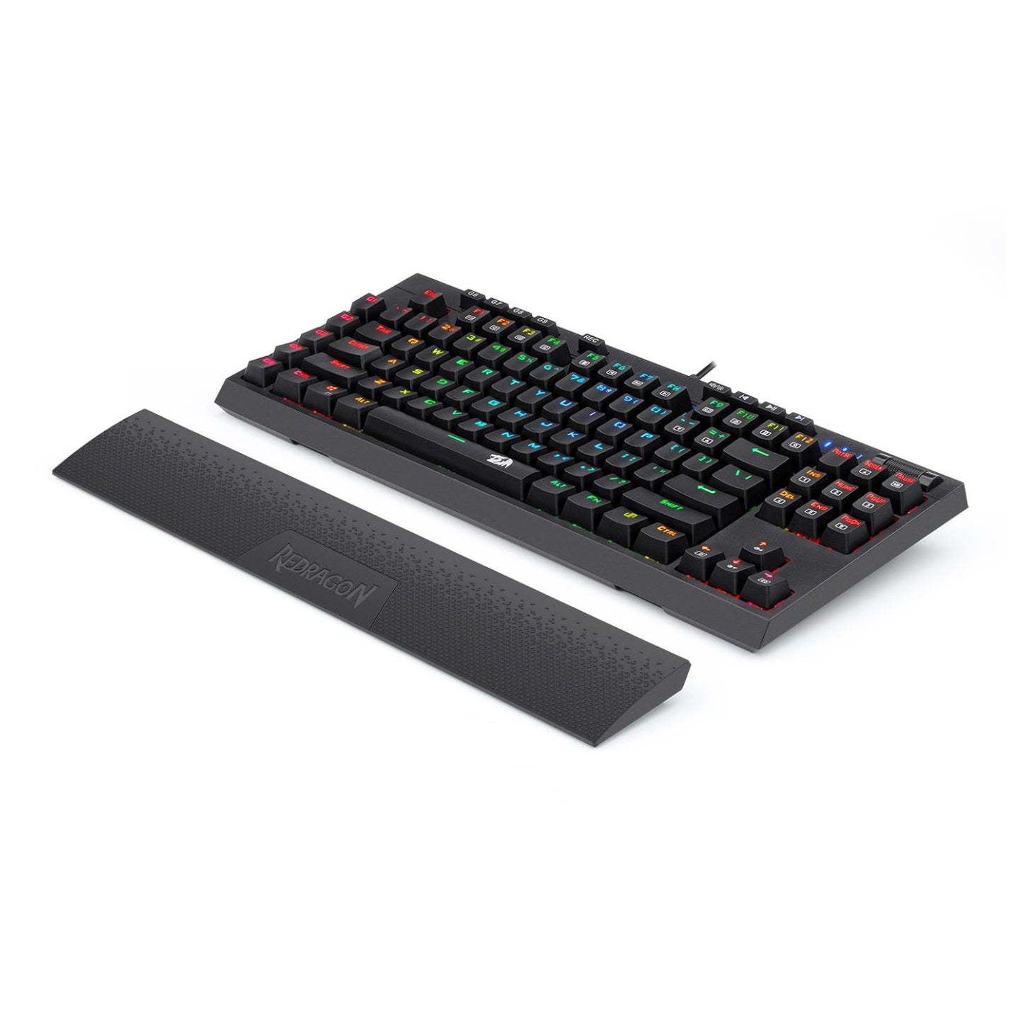 Redragon K588 RGB Pro BROADSWORD TKL Mechanical Wired Gaming Keyboard – Black