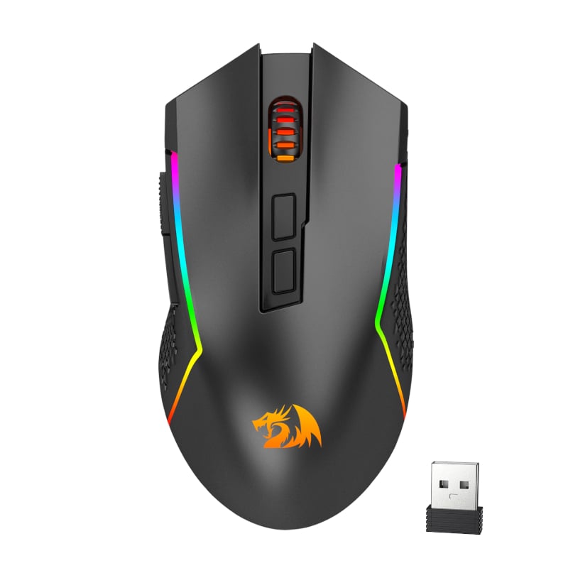 REDRAGON Trident Pro 8000DPI RGB Gaming Mouse β Black