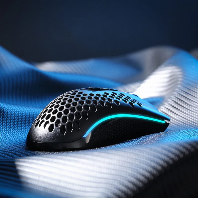 REDRAGON STORM 12400DPI 7 Buttons|Ergonomic Design|P3327 Optical Sensor|Lightweight Body|RGB Backlit gaming Mouse โ Black