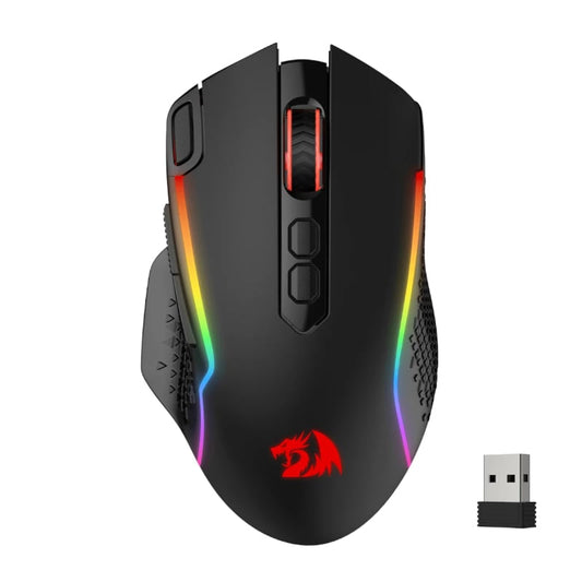 REDRAGON Taipan Pro 10000DPI RGB Wireless Gaming Mouse β Black