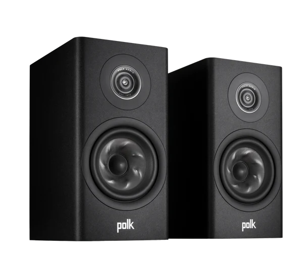 Denon Home Amp 2 Ch. 100W Amplifier (Black) + Polk Reserve R100 Bookshelf Speakers - Pair (Black)