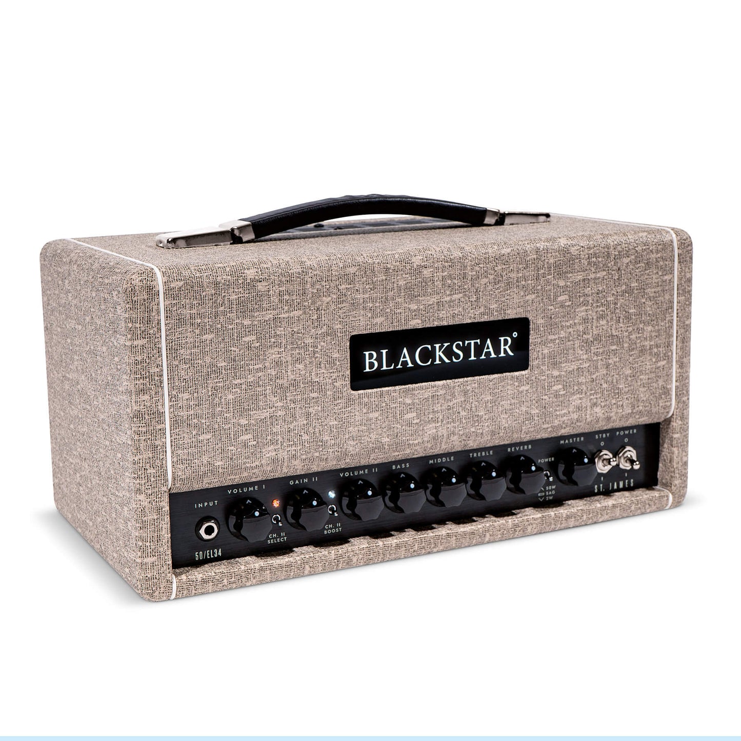 Blackstar ST. JAMES 50 EL34 HEAD Guitar Valve Amplifier - Fawn (Each)