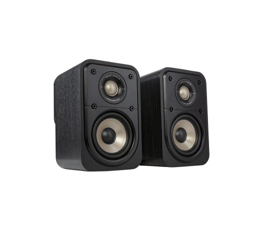 Polk Signature Elite ES10 Satellite Surround Speakers - Pair - Black