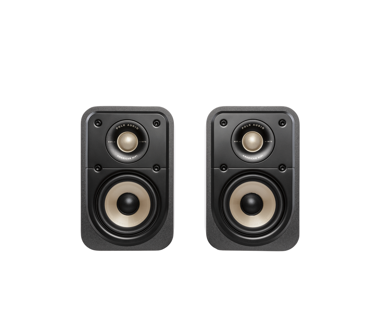 Polk Signature Elite ES10 Satellite Surround Speakers - Pair - Black
