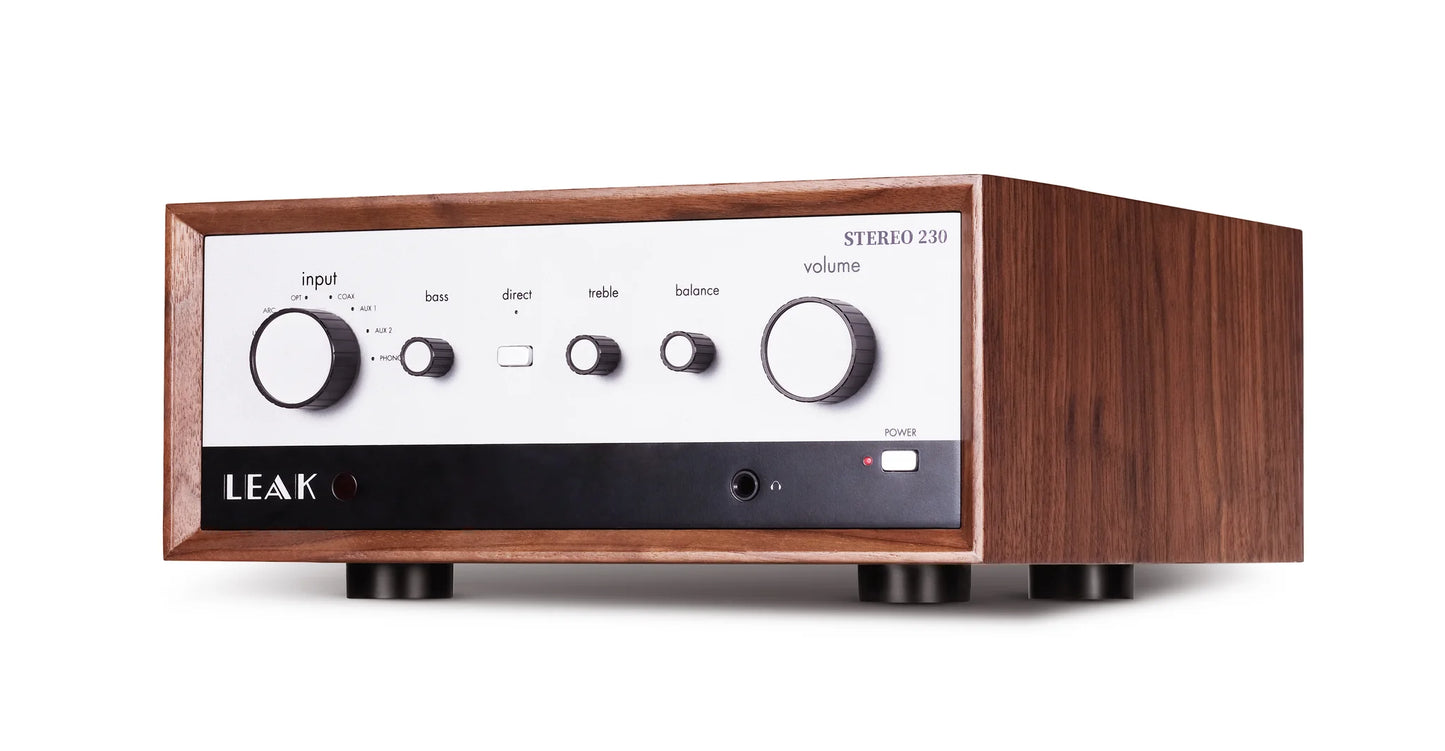 Leak Stereo 230 Integrated Amplifier - Walnut