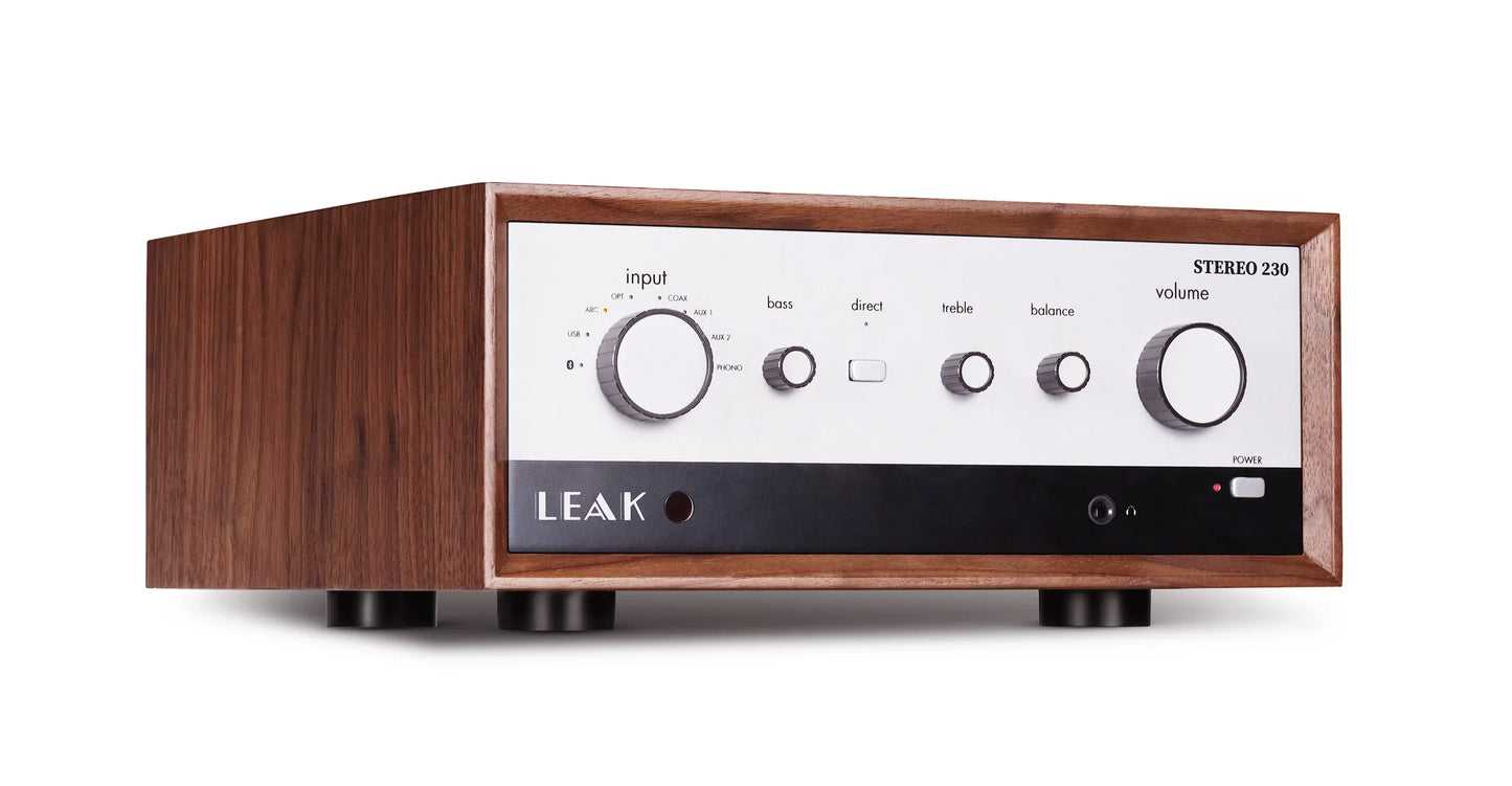 Leak Stereo 230 Integrated Amplifier - Walnut