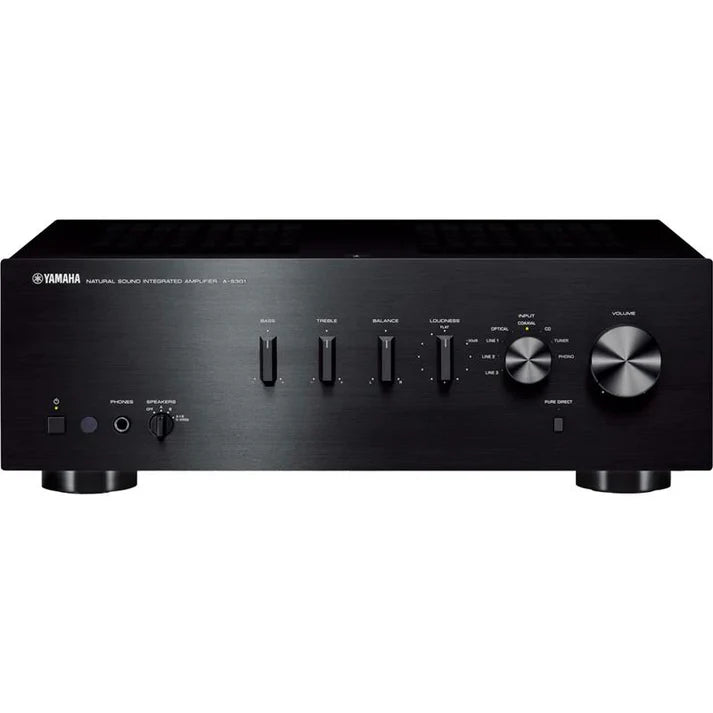Argon Audio Argon Solo + Yamaha A-S301 Amplifier + Wharfedale Diamond 12.3 Floorstanding Speakers (Black)