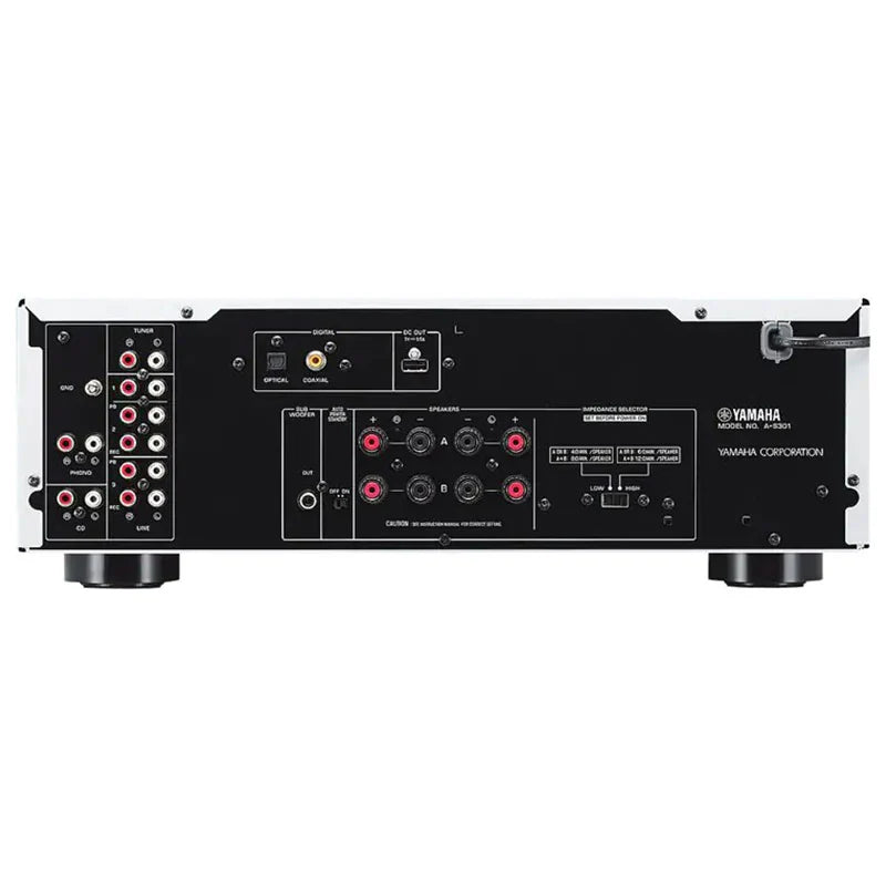 Yamaha A-S301 Integrated Amplifier (Black)