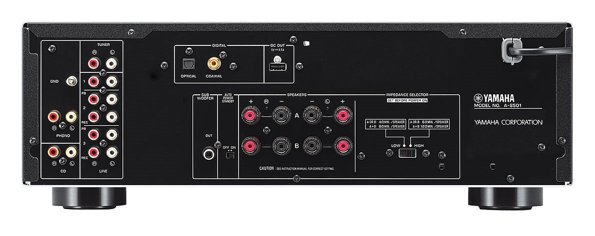 Yamaha A-S501 Integrated Amplifier (Silver)