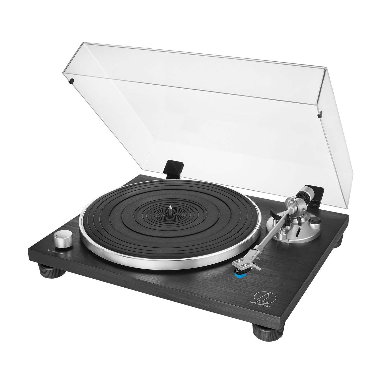 Audio-Technica AT-LPW30BK Fully Manual Belt-Drive Turntable - Black