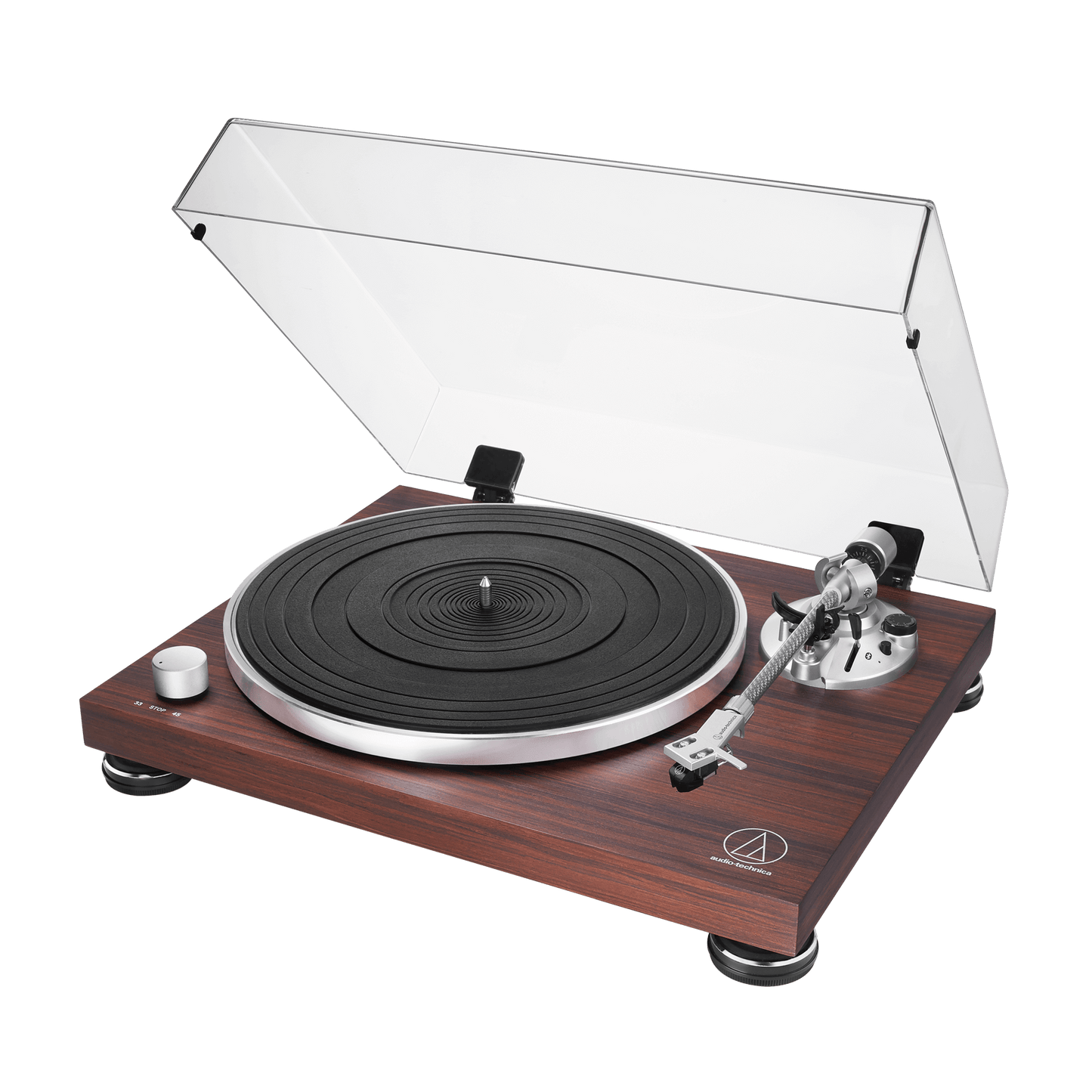 Audio-Technica AT-LPW50BTRW Manual Belt-Drive Turntable (Wireless & Analogue)