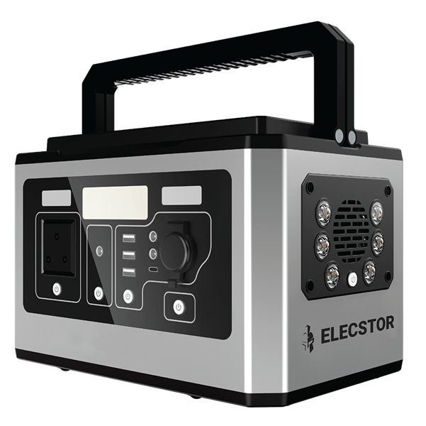 ELECSTOR 500W PORTABLE POWER STATION 135000mAh - 499WH - Each