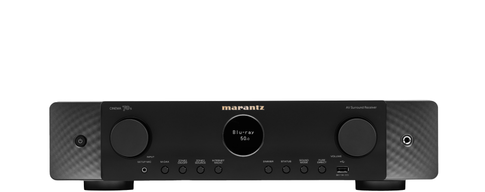 Marantz CINEMA70 7.2 Channel Slim 8K Network AV Receiver - Black