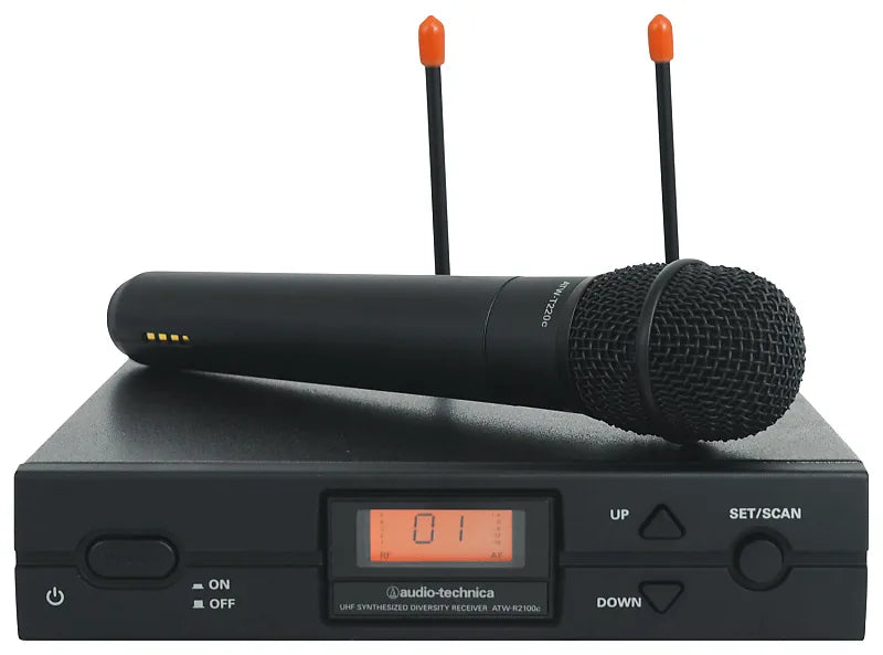 Audio Technica ATW-2120CUA 2000 Series Handheld Microphone System - Black