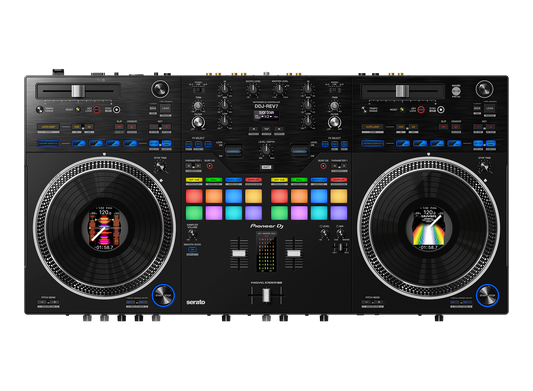 Pioneer DJ DDJ-REV7 Scratch-style 2-channel professional DJ controller for multiple DJ applications (Black)