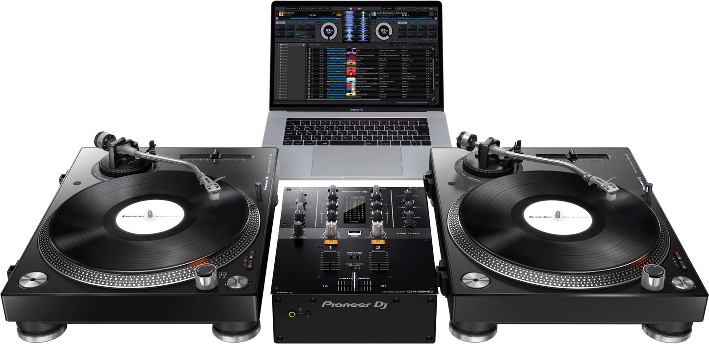 Pioneer DJ DJM-250MK2 2-channel DJ mixer with independent channel filter
