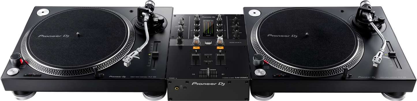 Pioneer DJ DJM-250MK2 2-channel DJ mixer with independent channel filter