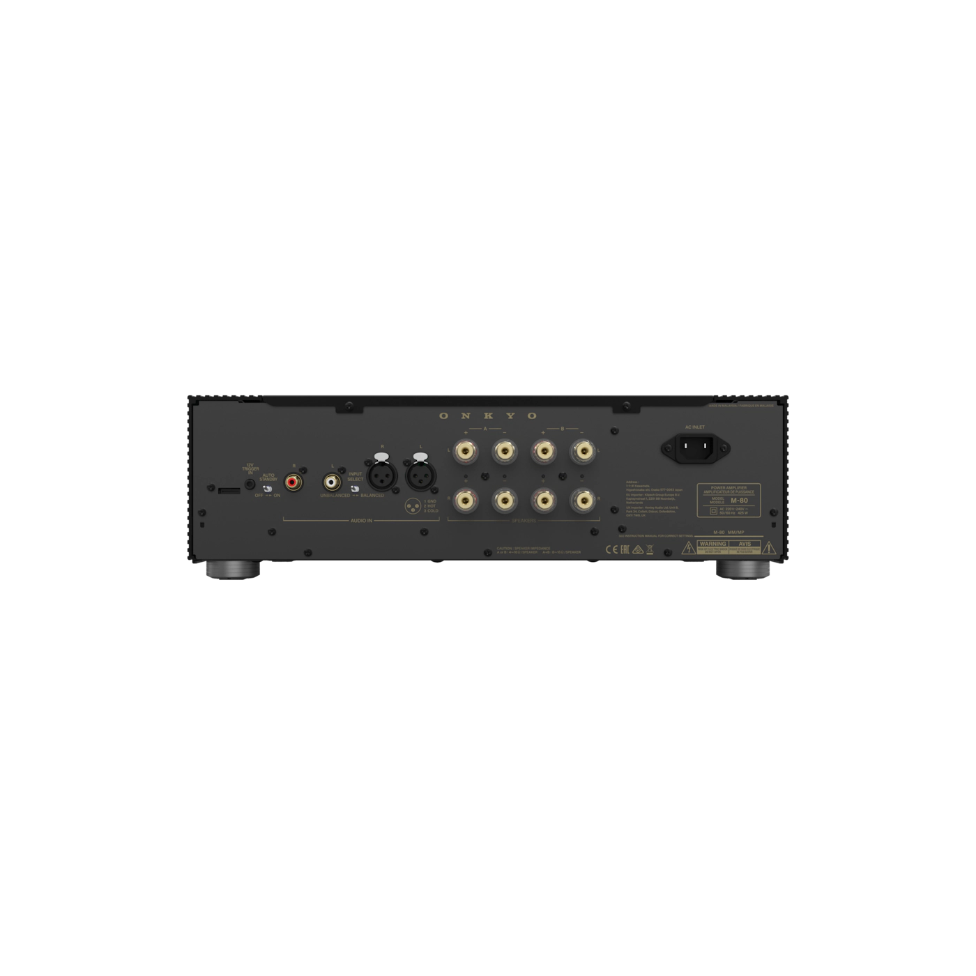 Onkyo M-80 Power Amplifier (Black)