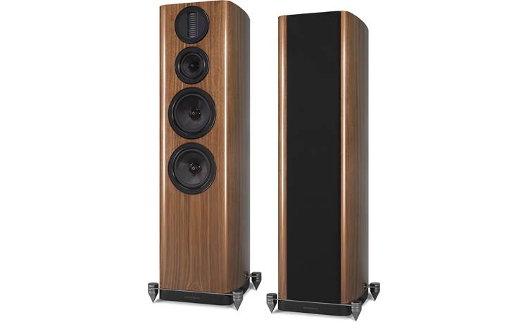 Wharfedale Aura 4 Floorstanding Speakers - Pair - walnut