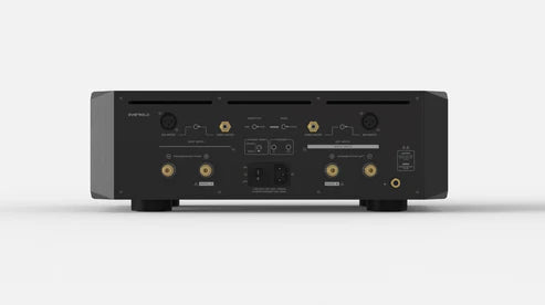 Eversolo DMP-A10 Network Audio Streamer (Black) + Eversolo AMP-F10 Power Amplifier (Black) + Monitor Audio Gold 100 6G Bookshelf Speakers - Pair (Gloss Black)