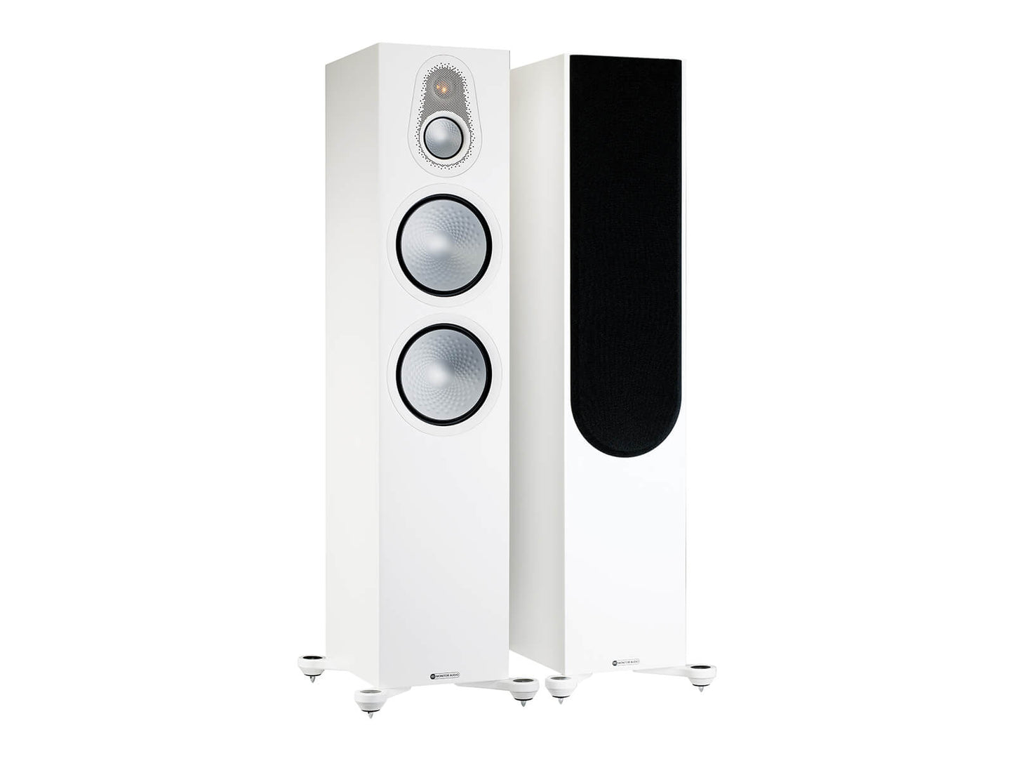 Monitor Audio Silver 500 7G Floorstanding Speakers - Pair - White