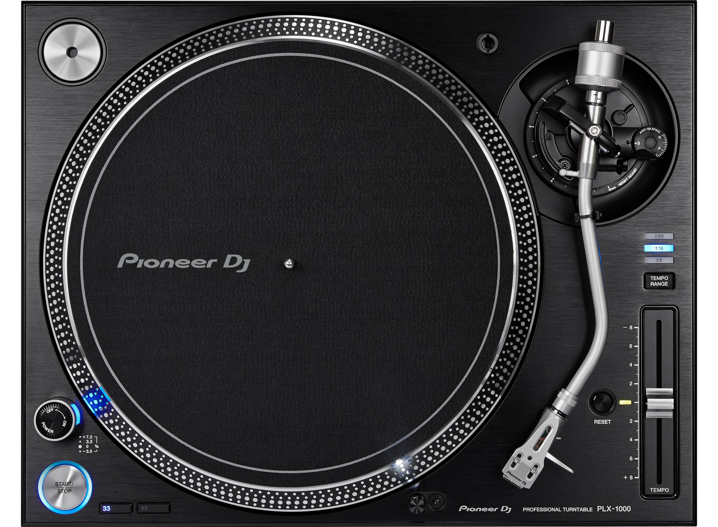Pioneer DJ PLX-1000 Professional direct drive turntable (Black)