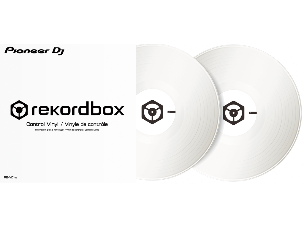 Pioneer DJ RB-VD1 2 Control Vinyl (White) - Pair