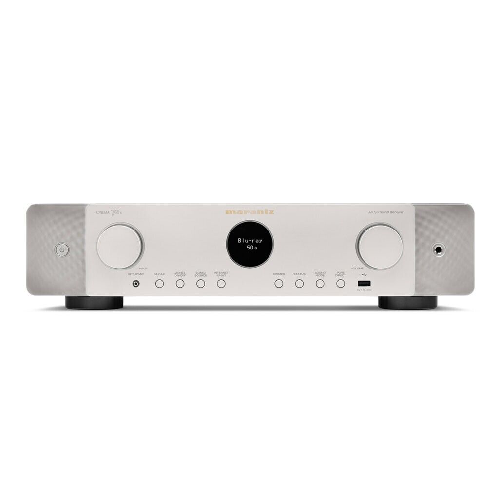 Marantz CINEMA70 7.2 Channel Slim 8K Network AV Receiver - Silver