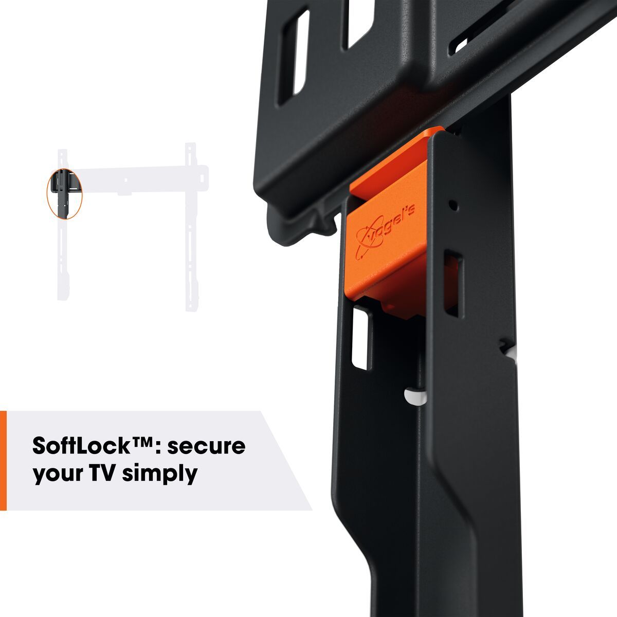 Vogel's TVM 1415 Tilting TV Wall Mount - Medium - Each - Black