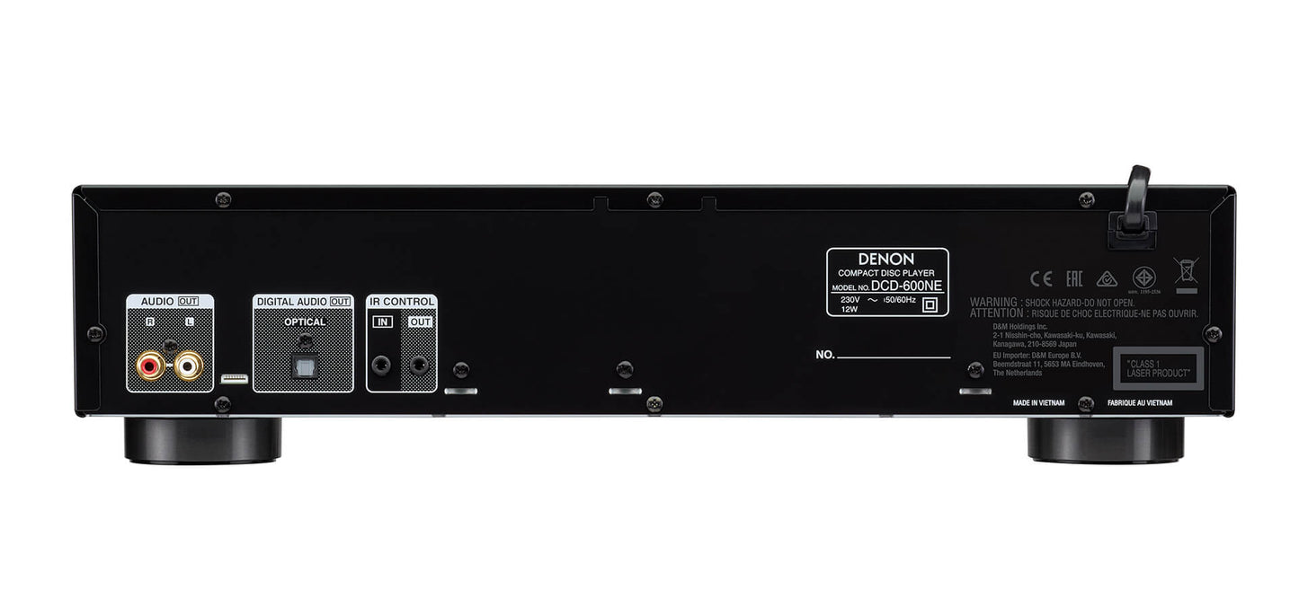Denon DCD-600NE CD Player with AL32 Processing - Black