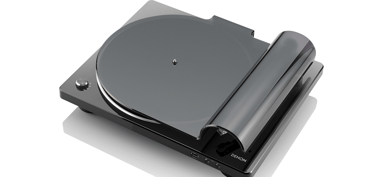 DP-450USB Hi-Fi Turntable with original S-Shape tonearm and USB - Black