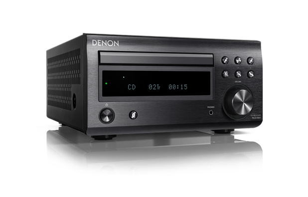 Denon D-M41 Hi-Fi System with CD, Bluetooth and FM/AM Tuner - Black