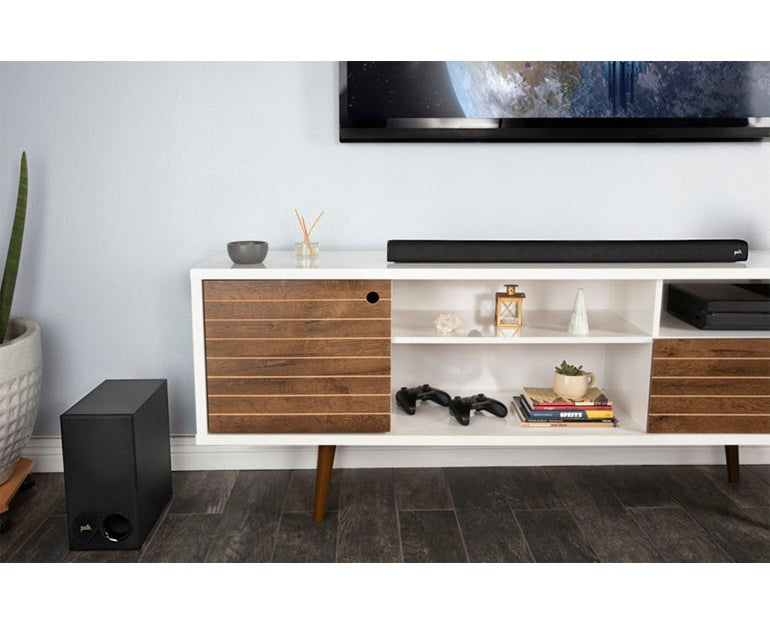 Polk Signa S2 Universal TV Soundbar and Wireless Subwoofer - Black