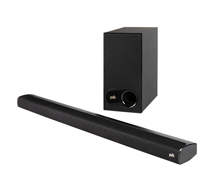 Polk Signa S2 Universal TV Soundbar and Wireless Subwoofer - Black
