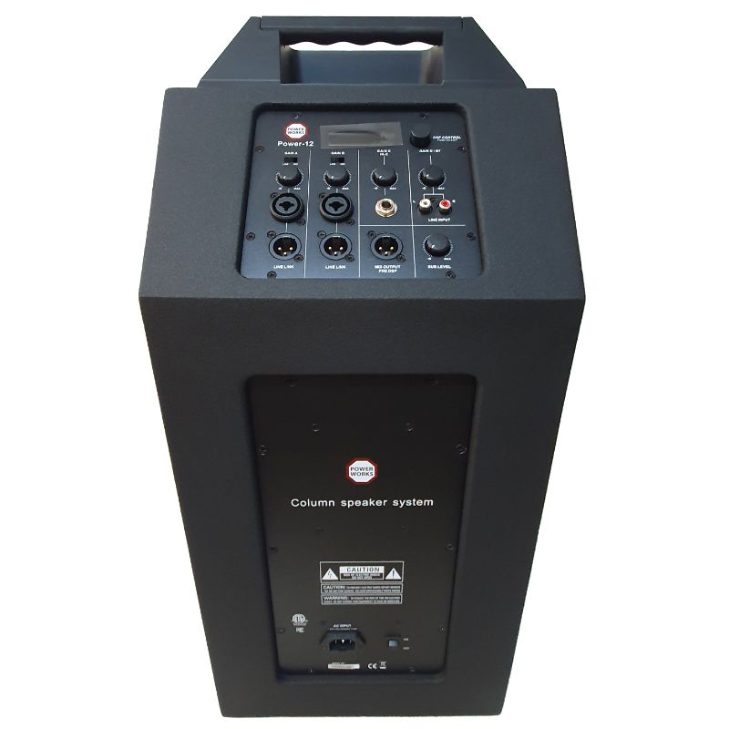 PowerWorks POWER-12 Compact Vertical Array System - Each - Black