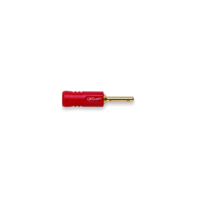 QED Screwloc Banana Plug 4mm 5 Red 5 Black