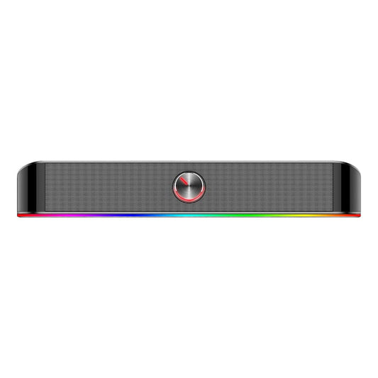 REDRAGON 2.0 Sound Bar ADIEMUS 2 x 3W RGB USB|Aux PC Gaming Speaker β Black