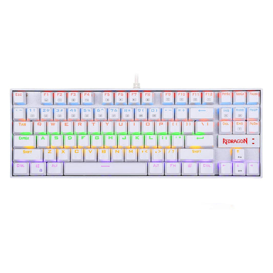 REDRAGON KUMARA Mechanical 87 Key|RGB Backlit Gaming Keyboard β White