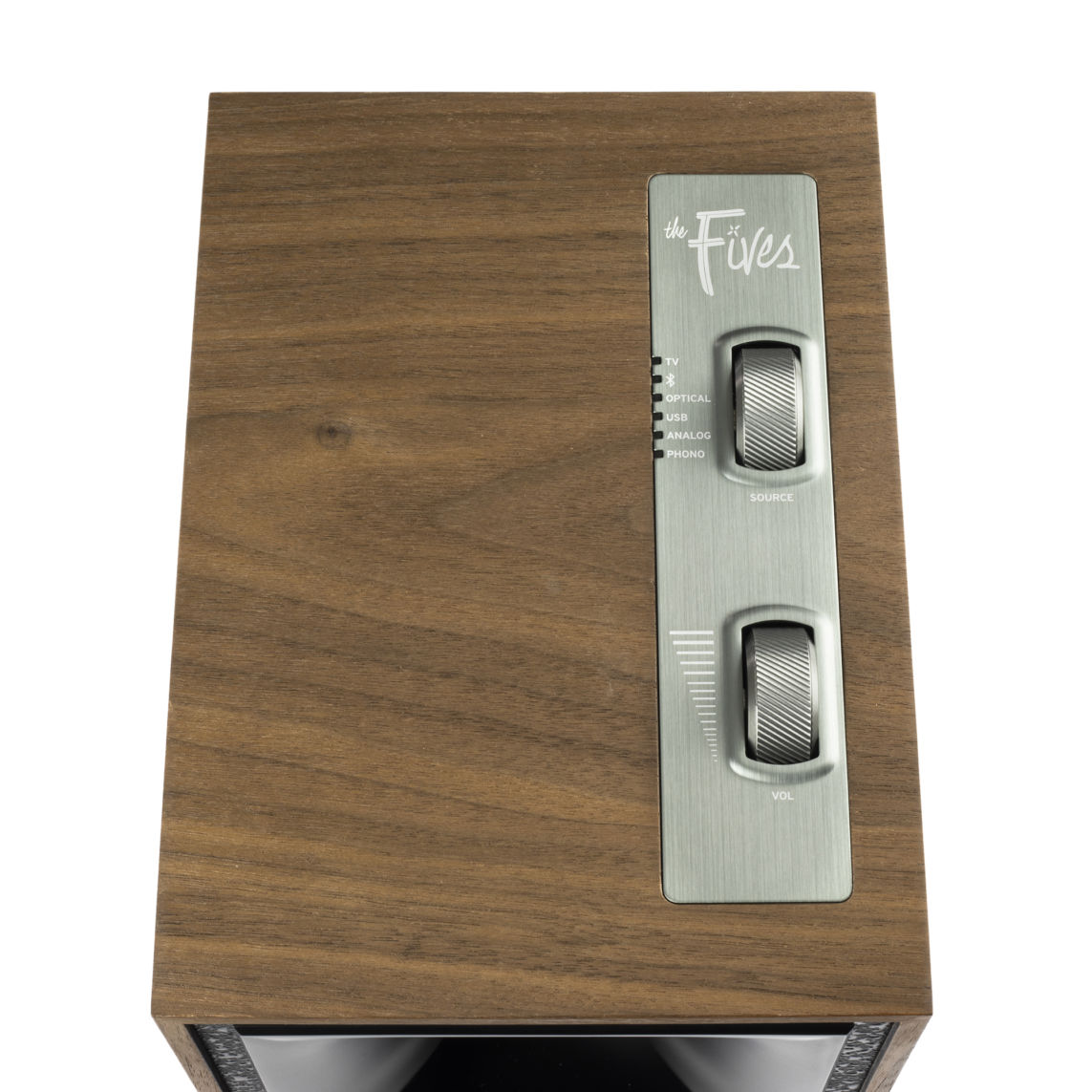 Klipsch The Fives Stereo Powered Speakers - Pair - Walnut