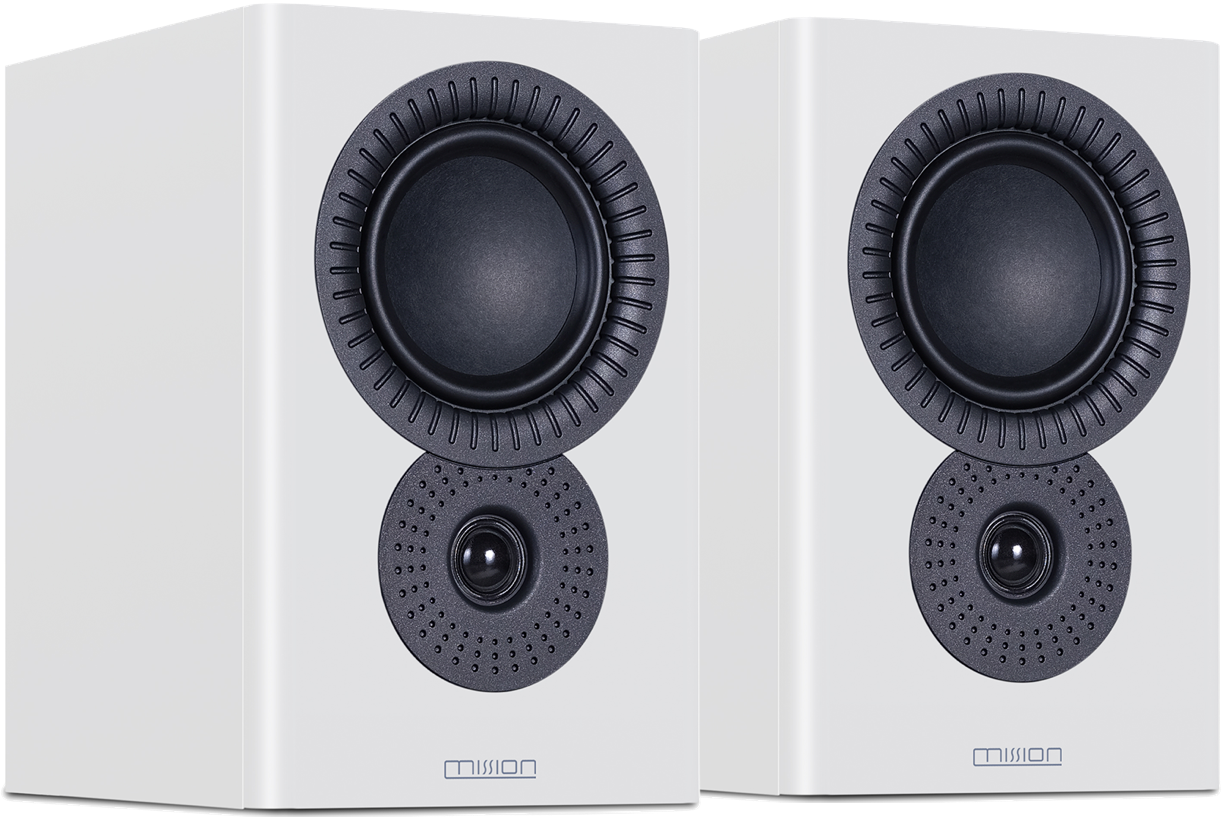 Mission LX-2 MKII Bookshelf Speakers - pair - White