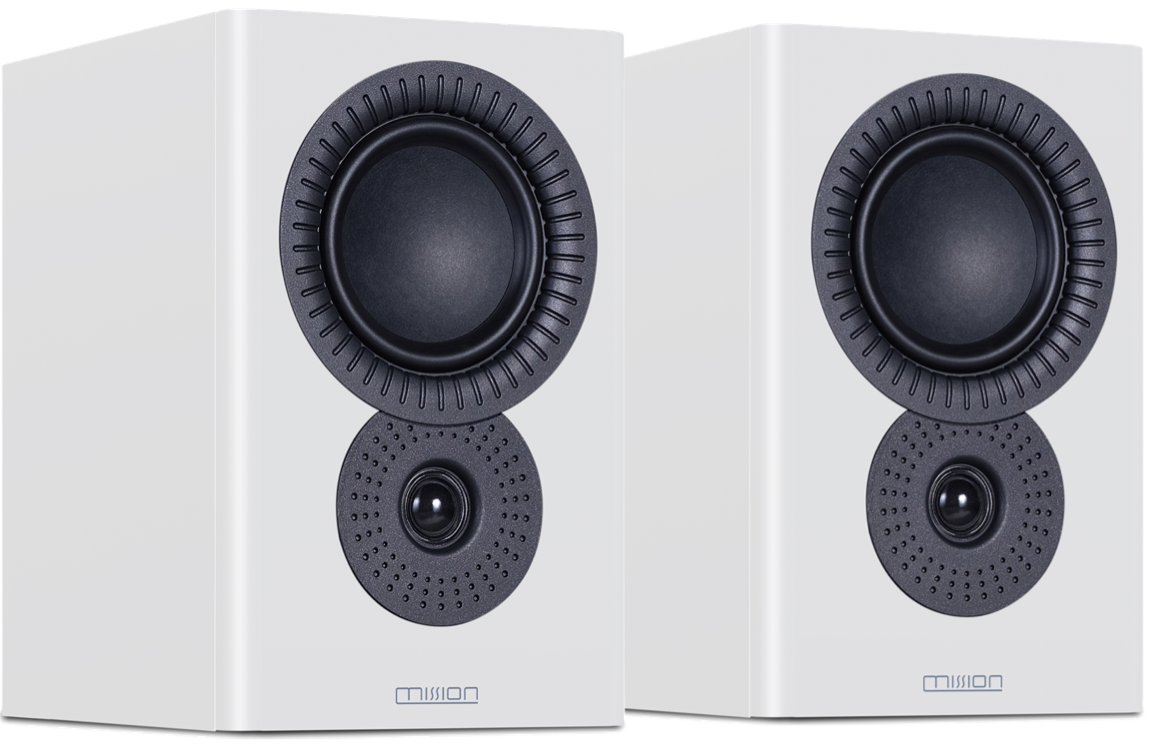 Mission LX-3 MKII Bookshelf Speakers - pair - White
