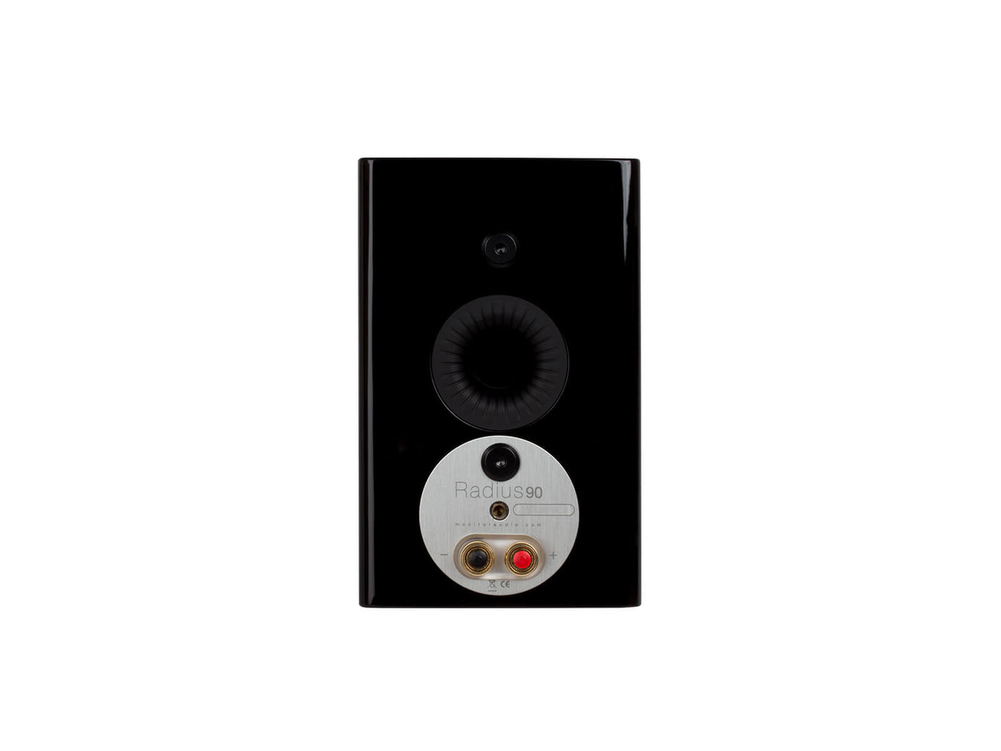 Monitor Audio Radius 90 Bookshelf Speakers - Pair - High Gloss Black Lacquer