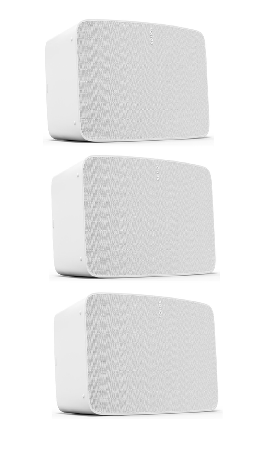 SONOS Five Room Set (X3) - White