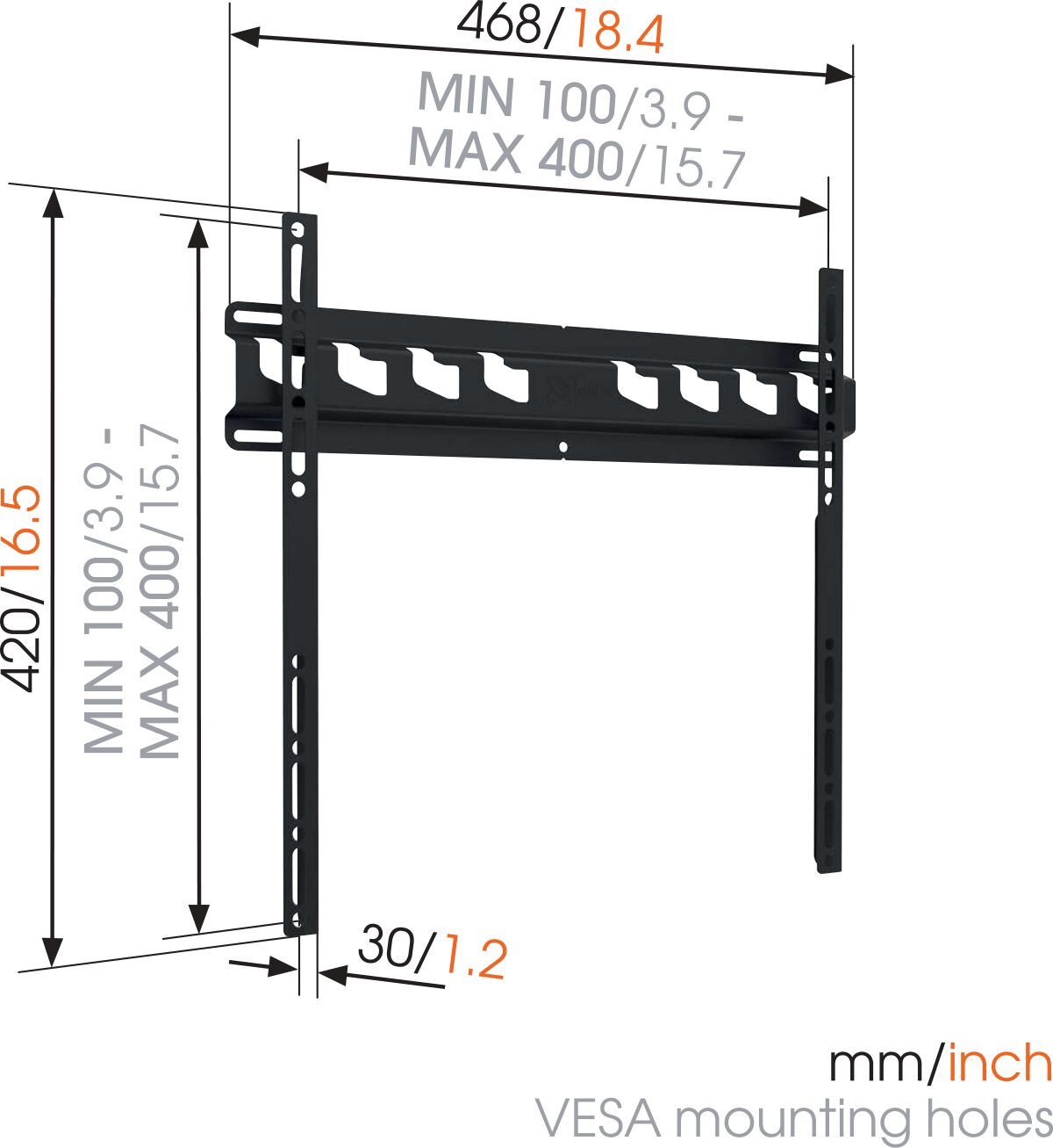 Vogel's MA3000-A1 Fixed TV Wall Mount