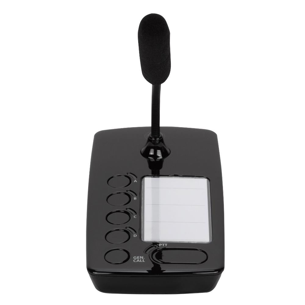 RCF BM 404 Desktop Paging Microphone - Each - Black