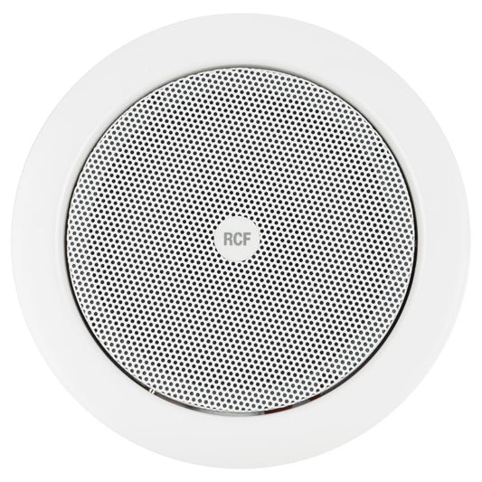 RCF PL 68EN Ceiling Speaker with Fire Dome - Each - White & Red